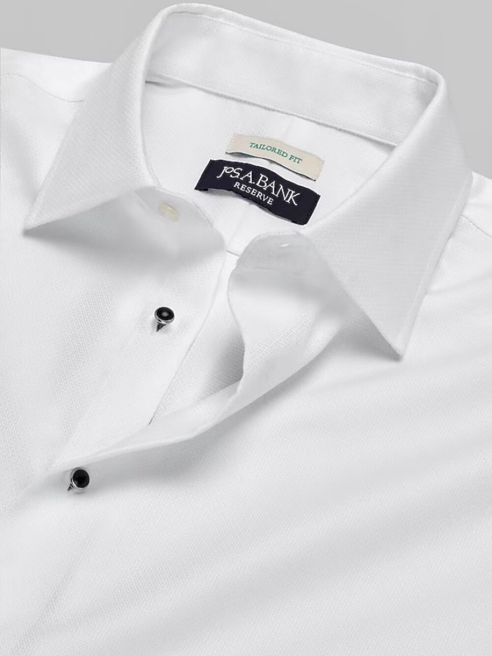 BRAND NEW PACKAGED Jos A. Bank Reserve Tailored Fit Textured Formal Tuxedo Shirt